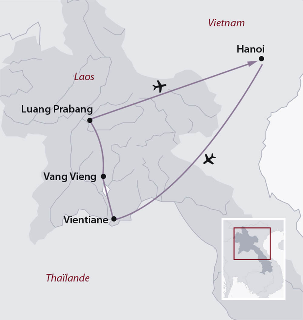 Voyage organisé - Circuit individuel - Laos - Rendez-vous au Laos