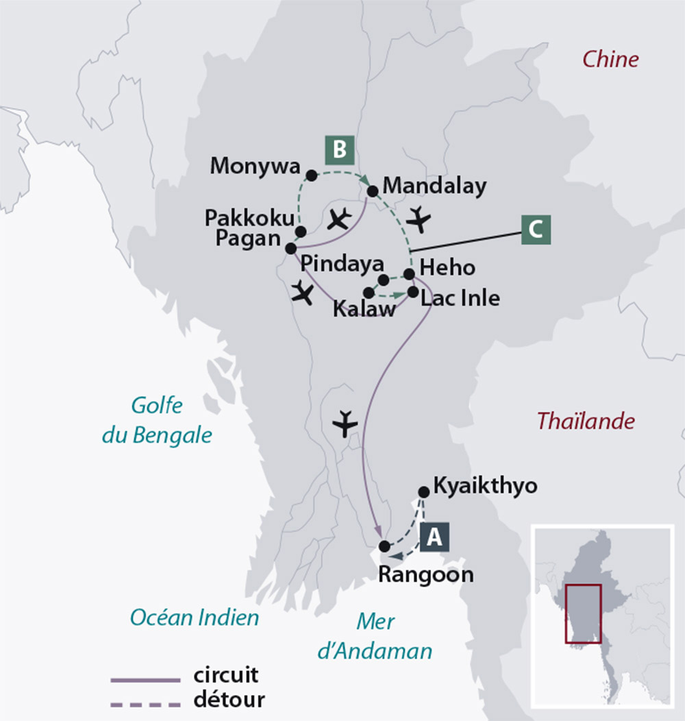 Voyage organisé - Circuit individuel - Birmanie - Rubis de Birmanie