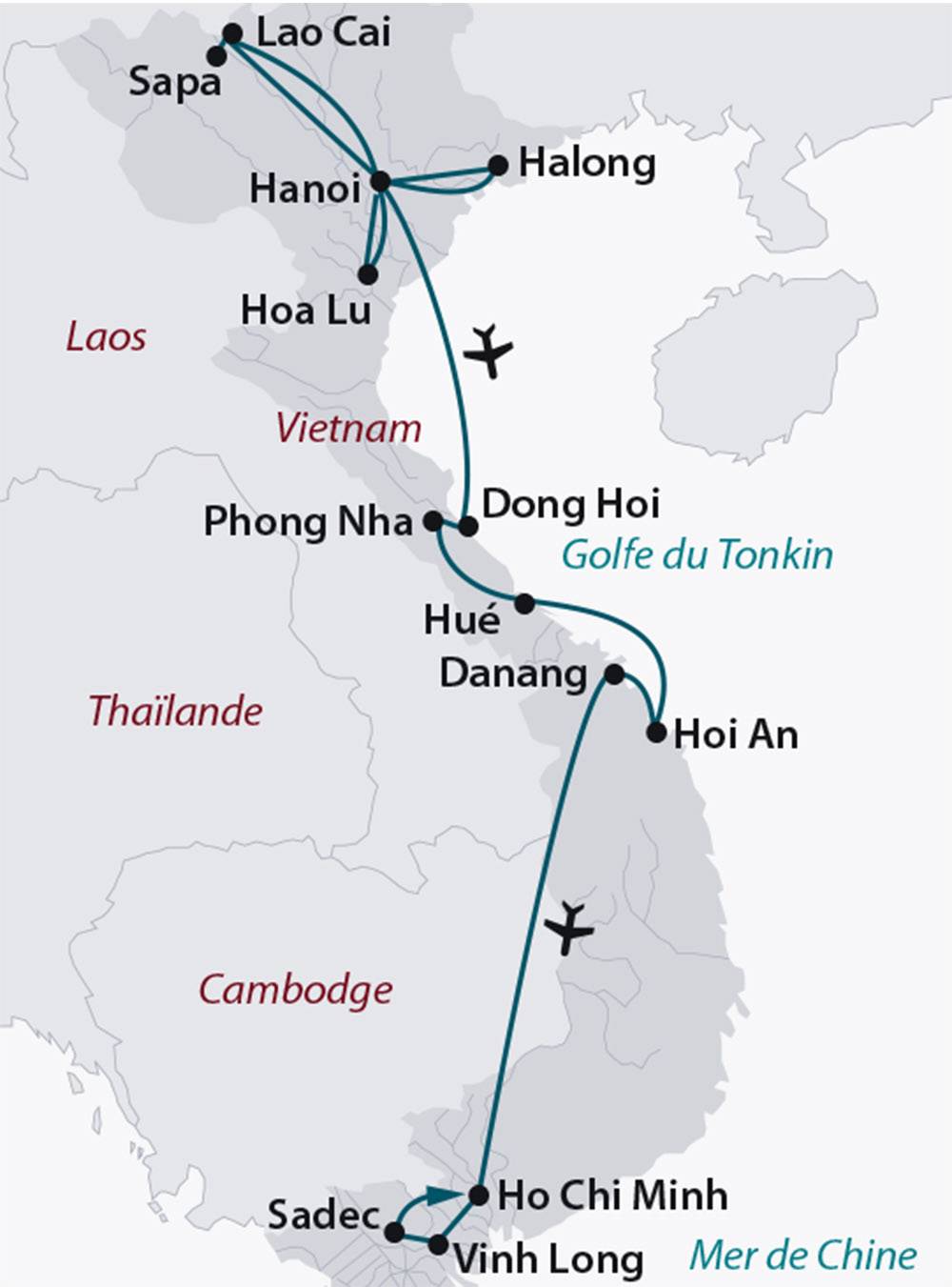 Voyage organisé - Circuit individuel - Vietnam - Une Aventure vietnamienne
