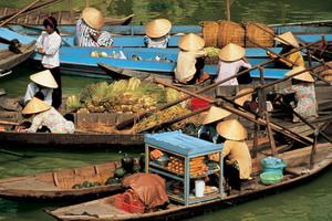 Croisières - Vietnam - Un sampan sur le Mékong